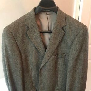Wool Herringbone Sports Coat Stafford 42L